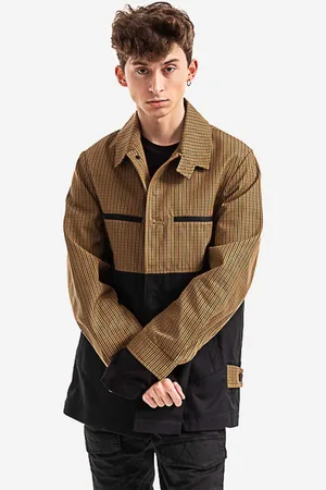 WoodWood Bunda Reno Tech Twill Jacket 12215902-5124 KHAKI pánská, barva, přechodná