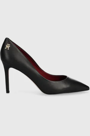 Tommy Hilfiger Kožené lodičky ESSENTIAL POINTED PUMP barva, FW0FW07533