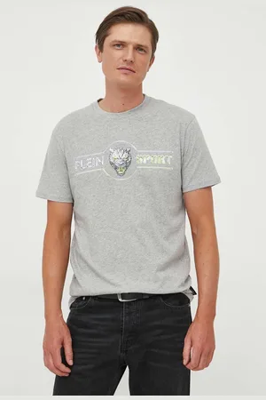 Philipp Plein Bavlněné tričko barva, s potiskem