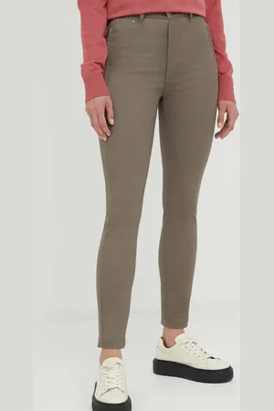 G-Star Kalhoty dámské, barva, přiléhavé, high waist