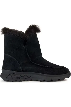 Geox Semišové sněhule D SPHERICA 4X4 B ABX barva, D3626C 00022 C9999