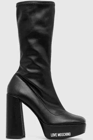 Moschino Nízké kozačky dámské, barva, na podpatku, JA2607CG1HIEZ000