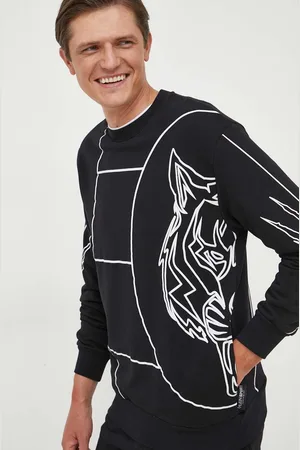 Philipp Plein Mikina pánská, barva, s potiskem