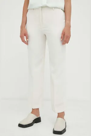 DAY Birger et Mikkelsen Kalhoty dámské, barva, jednoduché, high waist