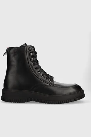 Tommy Hilfiger Kožené boty TH EVERYDAY CLASS TERMO LTH BOOT pánské, barva, FM0FM04658