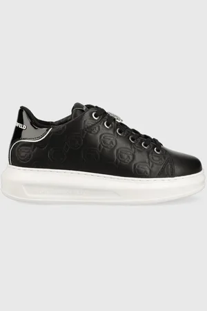 Karl Lagerfeld Kožené tenisky KAPRI KC barva, KL62523F