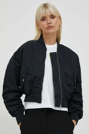 Calvin Klein Bomber bunda barva, přechodná