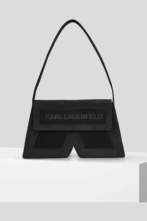 Karl Lagerfeld Semišová kabelka barva