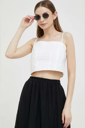 DKNY Bavlněný top barva