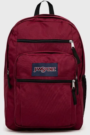 JanSport Batoh vínová barva, velký, hladký