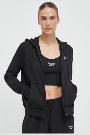 Reebok Mikina dámská, barva, s kapucí, hladká, 100071705