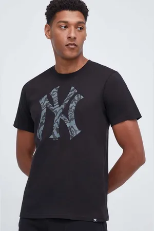 47 Brand Bavlněné tričko 47brand MLB New York Yankees barva, s potiskem