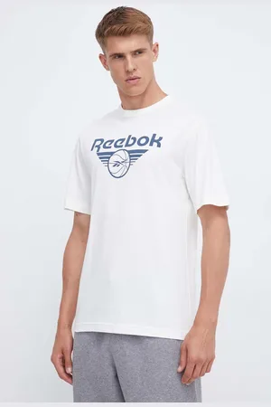 Reebok Bavlněné tričko Basketball barva, s potiskem