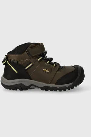 Keen Dětské semišové zimní boty Ridge Flex Mid barva