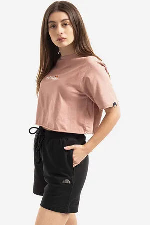 Ellesse Bavlněné tričko barva, SGM14013-PINK