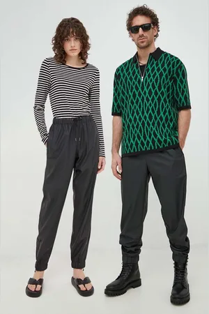 Rains Tepláky unisex, barva, 18560.01-01.Black
