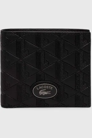 Lacoste Kožená peněženka barva