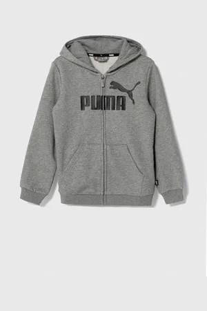 PUMA Dětská mikina barva, s kapucí, s potiskem