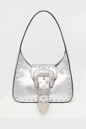 Moschino Kožená kabelka barva