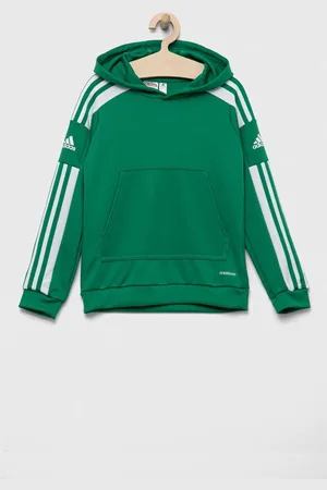 adidas Dětská mikina barva, s kapucí, vzorovaná