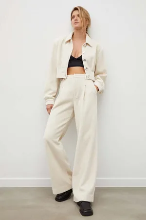 Gestuz Kalhoty dámské, barva, jednoduché, high waist, 10908694