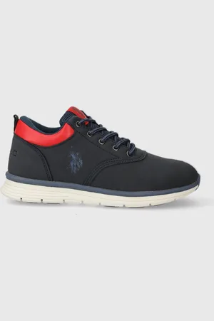 U.S. Polo Assn. Dětské zimní boty tmavomodrá barva
