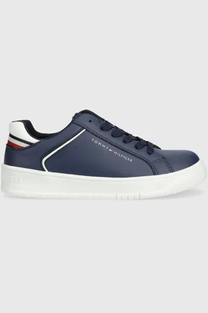 Tommy Hilfiger Dětské sneakers boty tmavomodrá barva
