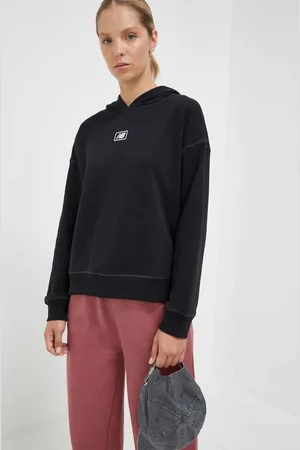 New Balance Mikina dámská, barva, s kapucí, s potiskem