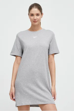 Reebok Bavlněné šaty Identity barva, mini, 100037530