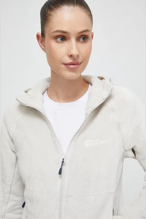 Jack Wolfskin Sportovní mikina Rotwand barva, s kapucí