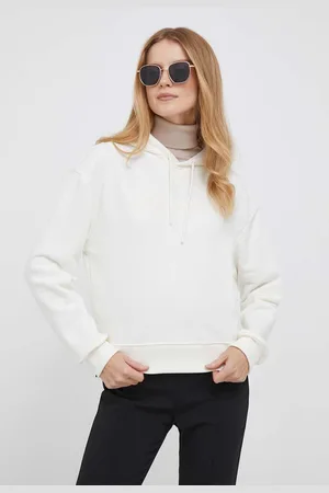 Pepe Jeans Mikina Nanette dámská, barva, s kapucí, s aplikací
