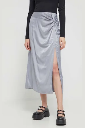 Abercrombie & Fitch Sukně barva, midi