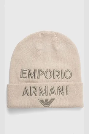 Emporio Armani Dětská čepice s příměsí vlny barva