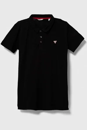 Guess Dětská bavlněná polokošile barva