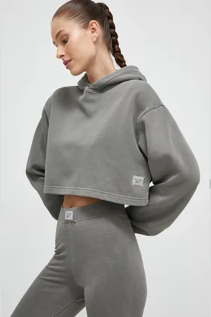 Reebok Mikina dámská, barva, s kapucí, hladká