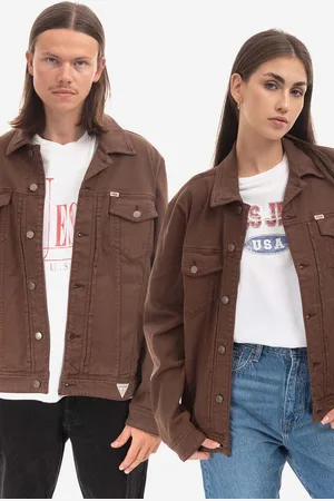 Guess Džínová bunda Kit Denim barva, přechodná, M2BG71.D4QQ0-A11J