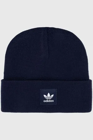 adidas Čepice tmavomodrá barva, z tenké pleteniny