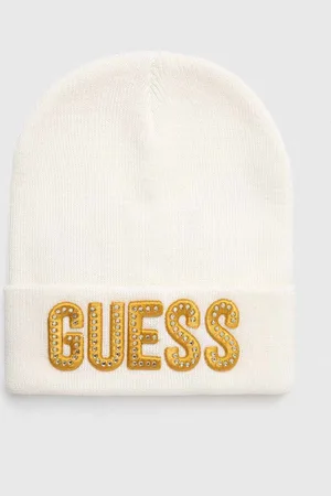 Guess Dětska čepice barva, z tenké pleteniny