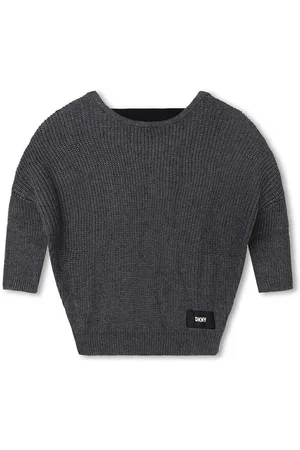 DKNY Dětský svetr s příměsí vlny barva, lehký
