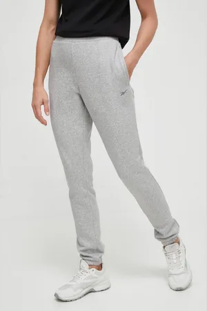 Reebok Tepláky LUX COLLECTION barva, melanžové