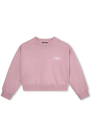 DKNY Dětská bavlněná mikina barva, s potiskem