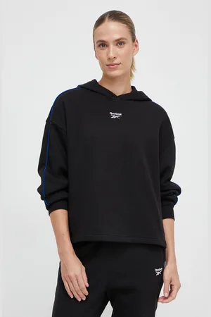 Reebok Mikina dámská, barva, s kapucí, hladká
