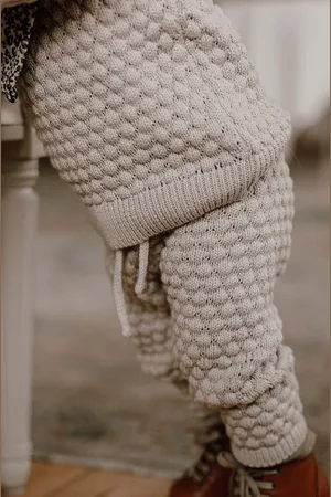 Thats Mine Dětské bavlněné kalhoty 027151 Bowie Pants barva, hladké