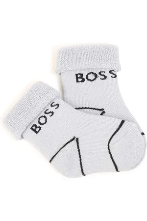 HUGO BOSS Kojenecké ponožky 2-pack tmavomodrá barva
