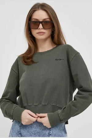 Pepe Jeans Bavlněná mikina dámská, barva, hladká