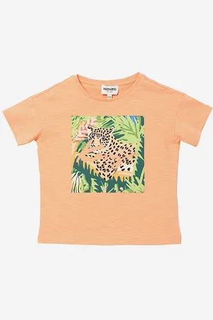 Kenzo Dětské bavlněné tričko Short Sleeves Tee-Shirt barva