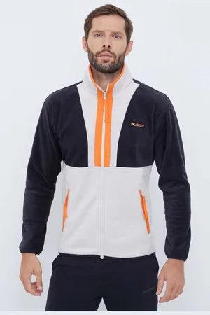 Columbia Mikina M Back Bowl FZ Fleece pánská, barva, vzorovaná, 1872794