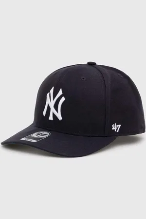 47 Brand Kšiltovka 47brand MLB New York Yankees tmavomodrá barva, B-CLZOE17WBP-NY