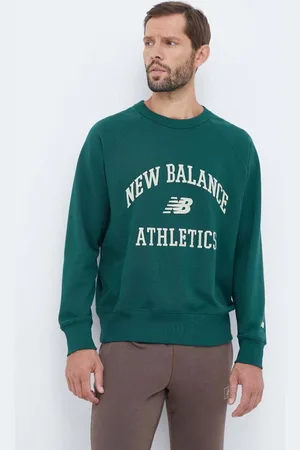 New Balance Bavlněná mikina pánská, barva, s aplikací