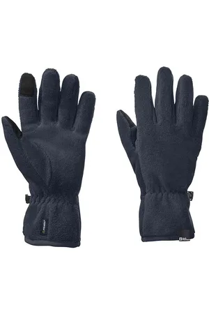 Jack Wolfskin Dětské rukavice SPIRIT FLEECE tmavomodrá barva